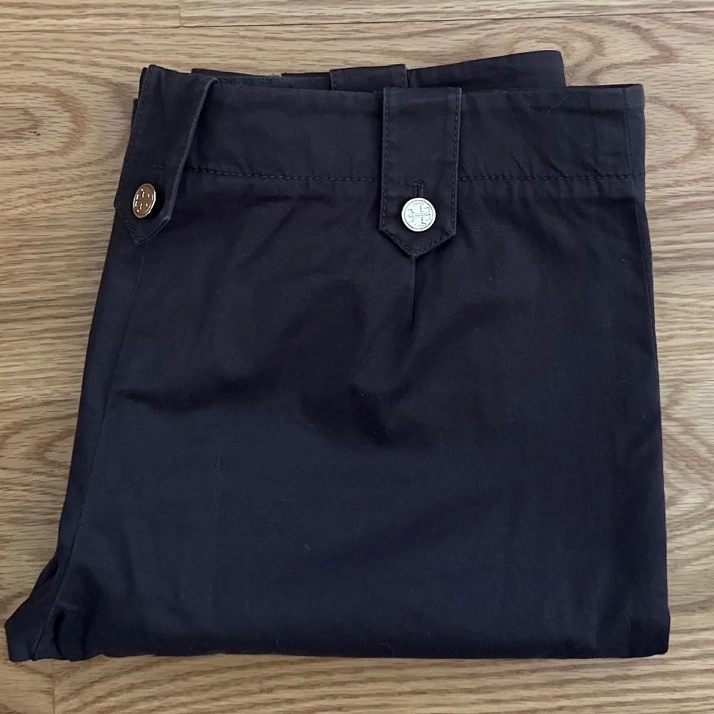 Tory Burch Brown Kinny Bermuda Shorts (6)